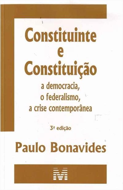 CONSTITUINTE E CONSTITUIÇAO: A...CONTEMPORANEA