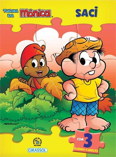 TURMA DA MÔNICA LIVRO QUEBRA-CABEÇAS...QUEBRA-CABEÇAS