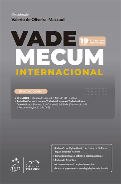 VADE MECUM INTERNACIONAL - 19ª EDIÇÃO 2025