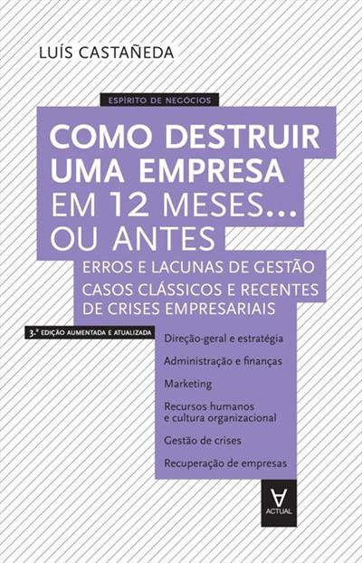 COMO DESTRUIR UMA EMPRESA EM 12 MESES... OU ANTES