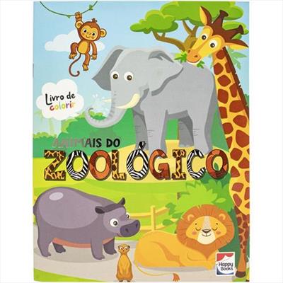 MUNDO DA FANTASIA - ANIMAIS DO ZOOLÓGICO PARA COLORIR