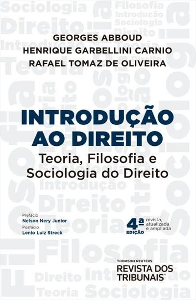 INTRODUÇAO AO DIREITO: TEORIA, FILOSOFIA E...DIREITO