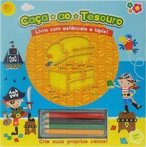 LIVRO COM ESTENCEIS: CAÇA AO TESOURO
