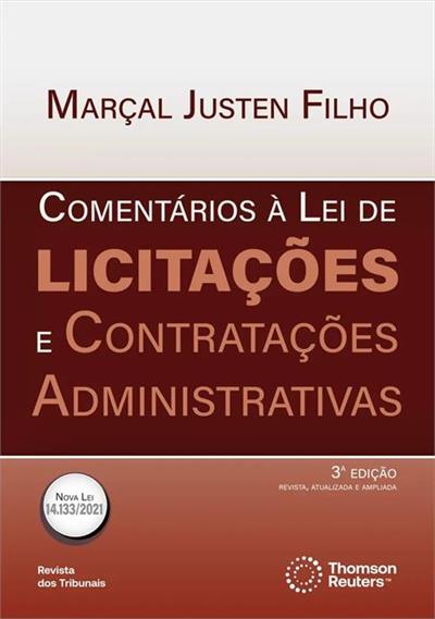 COMENTÁRIOS À LEI DE LICITAÇÕES E...EDIÇÃO)