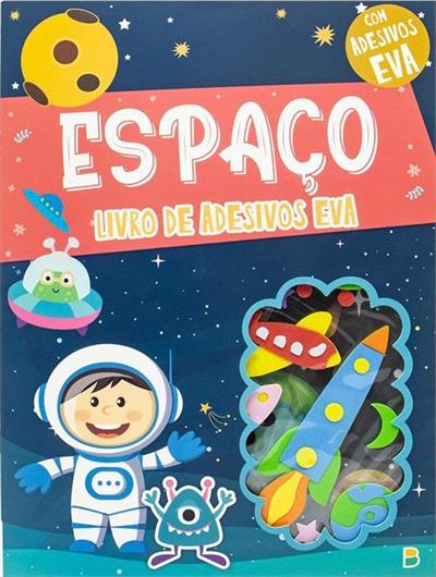LIVRO DE ADESIVOS EM EVA: ESPAÇO