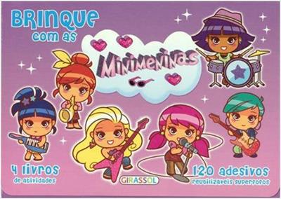 MALETA BRINQUE COM AS MINIMENINAS (COM 4 LIVROS)