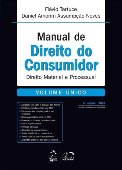 MANUAL DO DIREITO DO CONSUMIDOR: DIREITO...UNICO