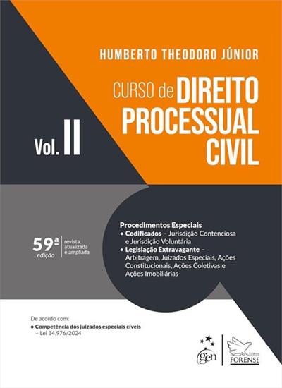 CURSO DE DIREITO PROCESSUAL CIVIL VOL.2 - 59ª...2025