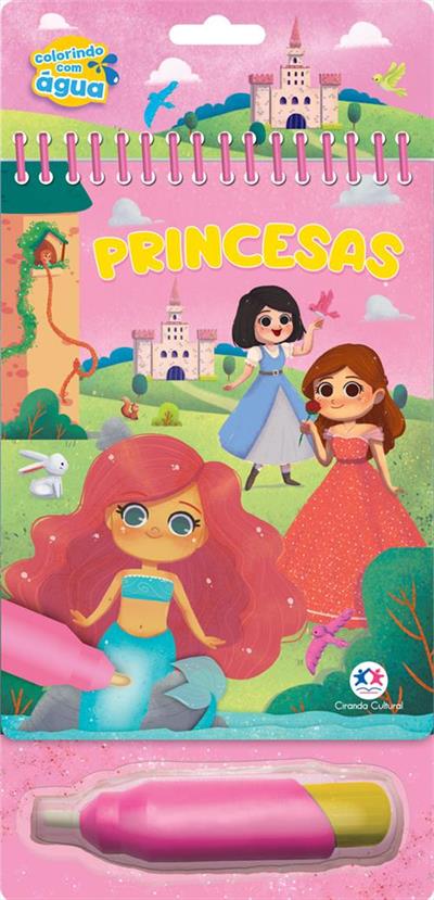 COLORINDO COM AGUA: PRINCESAS