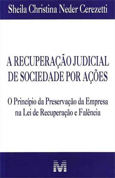 A RECUPERAÇAO JUDICIAL DE SOCIEDADE POR AÇOES