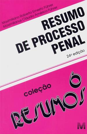 RESUMO DE PROCESSO PENAL